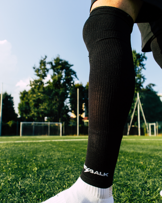 Medias Cortadas de Fútbol Negras 2.0