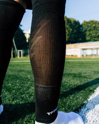 Medias Cortadas de Fútbol Negras 2.0