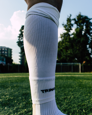 Medias Cortadas de Fútbol Blancas 2.0