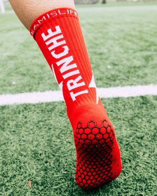 Calcetines Antideslizantes de Fútbol V2 Rojos