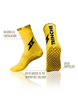 Calcetines Antideslizantes de Fútbol V2 Amarillos - TrincheBalk