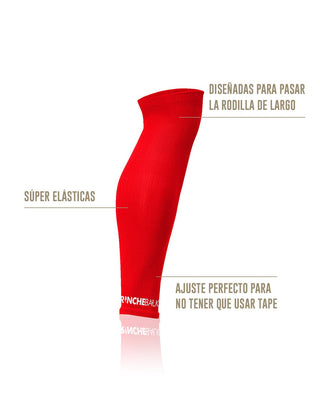Medias Cortadas de Fútbol Rojas V2 - TrincheBalk