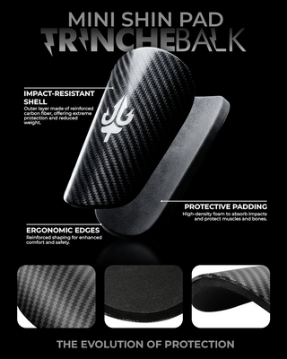 Mini Scheenbeschermers Carbon Look 10 CM