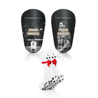 Dreamer Pack: Espinilleras Personalizadas + Calcetines Grip