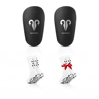 Pack GOAT: Espinilleras + Calcetines Antideslizantes + ¡otro par de Calcetines Antideslizantes de REGALO!