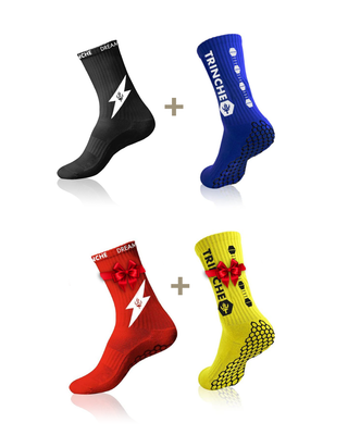 Pack 50 % : 2 Chaussettes Antidérapantes + 2 OFFERTES ! 