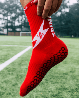 Calcetines Antideslizantes de Fútbol V2 Rojos