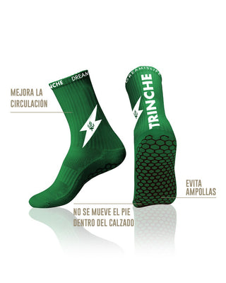 Calcetines Antideslizantes de Fútbol V2 Verdes - TrincheBalk